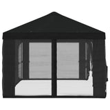 Gazebo Cover with Sidewalls Black 600.5 x 300.5 cm Polyester 900444