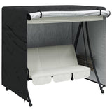 Outdoor Swing Cover Black 175 x 125 x 180 cm 600D Oxford Fabric 4105917