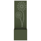 Garden Privacy Screen Olive green 50 x 150 cm Cold-rolled steel 876458
