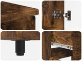 Bathroom Vanity Unit Smoked Oak 60 x 35 x 80 cm Engineered Wood 889420