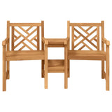 Garden Outdoor Chairs 152 x 63 x 89 cm Solid Teak Wood 42001958