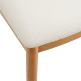 Dining Chair 2 pcs Natural and Light Solid Rubber Wood 42020419