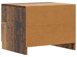 Bedside Cabinet with Drawer 2 pcs Old Wood 43 x 34.5 x 44.5 cm 895692
