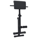 Hyperextension Bench Black 101 x 70 x 71 cm Powder-coated steel 42002573