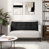 Back Pillow Black 140 x 24 x 50 cm Fabric 42014501