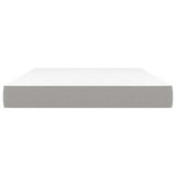 Pocket Spring Bed Mattress Medium Light Grey 137x190x20 cm Full 347870