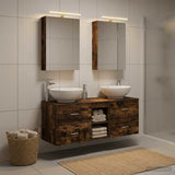 Bathroom Furniture Set 5 pcs Smoked Oak 3406955