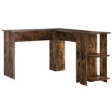 Corner Desk Smoked Oak 140 x 113.5 x 75 cm Engineered Wood 869558