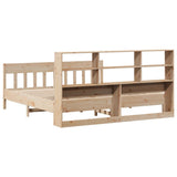 Bed Frame without Mattress 200x200 cm Solid Wood Pine 3323209