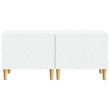 TV Cabinet White Engineered Wood 897115