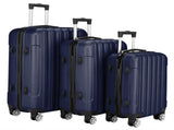3 Pcs Suitcase Lightweight ABS Carry-on Hand Luggage 4 Spinner Wheels Trolley Case 11952308