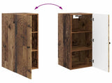 Wall-Mounted Cabinet Old Wood 33 x 34.5 x 90 cm Engineered Wood 898083