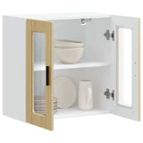 Kitchen Wall Cabinet with Glass Door Porto Sonoma Oak 854150
