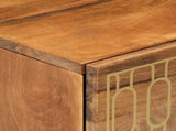 Bedside Cabinet 50x33x60 cm Solid Wood Mango 358295