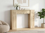 Fireplace Surround Sonoma Oak 102 x 20 x 102 cm Engineered Wood 8006635