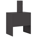 Fire Pit Black 60 x 40 x 96 cm Steel 858934