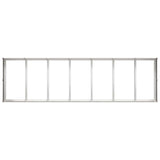Planter 280x80x40 cm Stainless Steel 860763