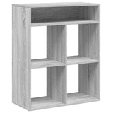 Book Cabinet Grey Sonoma 66x31x80 cm Engineered Wood 860297