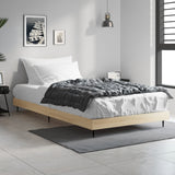 Bed Frame without Mattress Sonoma Oak 90x200 cm Engineered Wood 832272