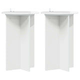Plant Stand 2 pcs High Gloss White 40 x 60 cm Engineered Wood 899712