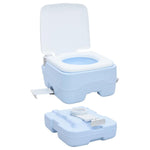 Portable Camping Toilet Light blue 41.5 x 36.5 x 30 cm 42001426