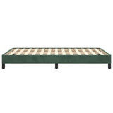 Bed Frame without Mattress Dark Green 120x190 cm Small Double Velvet 379505