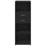 Highboard Black 45x42.5x124 cm Engineered Wood 846167