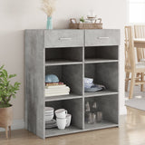 Sideboard Concrete Grey 80x42.5x93 cm Engineered Wood 3281479