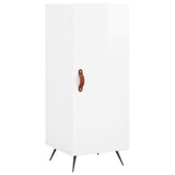 Sideboard High Gloss White 34.5x34x90 cm Engineered Wood 828510