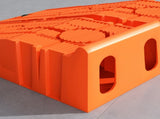 2 Pieces Car Ramps Heavy Duty 2.5 Ton Motorhome Levelling Ramps, Plastic Garage Workshop Car Lift, T3398P349493
