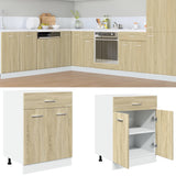 Drawer Bottom Cabinet Lyon Sonoma Oak 60x46x81.5 cm Engineered Wood 849614