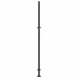 Garden Gate Black 100x200 cm Steel Wave Design 4100973