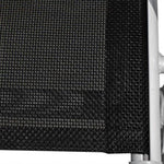 ZNTS 5 Piece Outdoor Dining Set Steel Black 43317