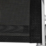 ZNTS 5 Piece Outdoor Dining Set Steel Black 43317