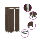 Wardrobe Brown Iron frame with fabric cover Medium Wardrobe 282442
