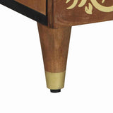 Highboard Brown 60 x 33 x 100 cm Solid Mango Wood 4018766