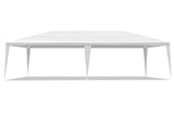 10'x20' Outdoor Party Tent with 6 Removable Sidewalls, Waterproof Canopy Patio Wedding Gazebo, White 98579076