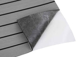 Boat Mat Striped Light Grey and Black 240 x 90 cm EVA 42046767