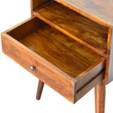 Modern Chestnut Solid Wood Bedside IN1691