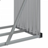 Log Holder Anthracite 300x45x100 cm Galvanised Steel 364566