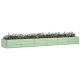 Planter Green 480 x 80 x 45 cm Steel 42018252