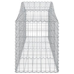 Arched Gabion Baskets 13 pcs 200x50x60/80 cm Galvanised Iron 3145609