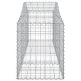 Arched Gabion Baskets 13 pcs 200x50x60/80 cm Galvanised Iron 3145609