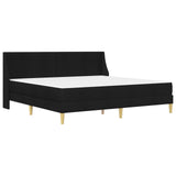 Bed Frame with Mattress Black 180 x 200 cm Fabric 3415237