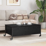Coffee Table Black Oak 91 x 55 x 32 cm Engineered Wood 883003