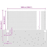 Fence and Post Green 0.6 x 50 m Steel 3336508