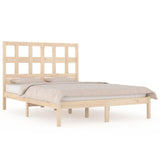 Bed Frame without Mattress 200x200 cm Solid Wood Pine 3104498