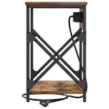 Bedside Cabinet 2 pcs Smoked Oak 41 x 31 x 51 cm 859510