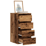 Corner Chest of Drawers Old Wood 40x41x76 cm Engineered Wood 852868