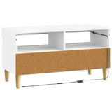 LED TV Cabinet White Engineered Wood 897215